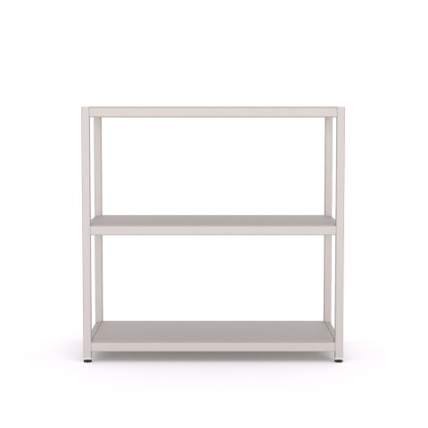 Scaffale Modulor M1.3 785x800x400 mm, bianco pepe, RAL 090 85 05, FS