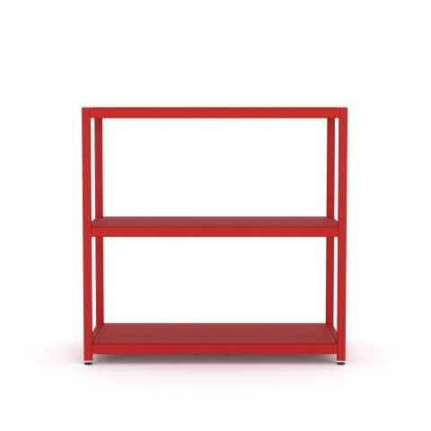 Estantería Modulor M1.3 785x800x400mm, rojo puro, RAL 3028, FS