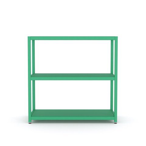 Scaffale Modulor M1.3 785x800x400 mm, verde malachite, RAL 160 70 50, FS