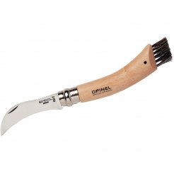 Coltello per funghi Opinel, con spazzola in setola di cinghiale