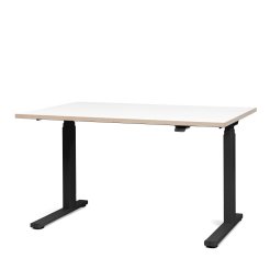Modulor Tisch T für Kinder und Jugendliche Standard schwarz, Melamin multiplex, 25x680x1200mm