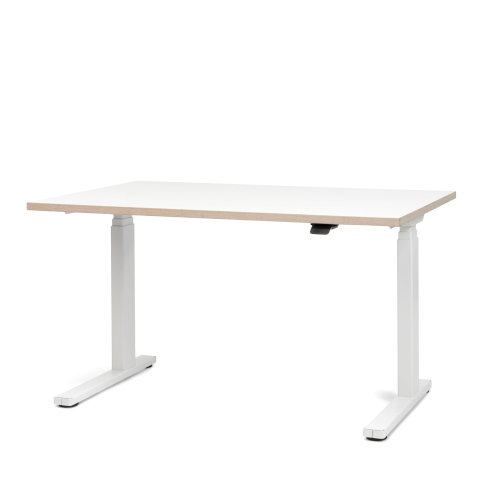 Modulor Tisch T für Kinder und Jugendliche Standard weiß, Melamin multiplex, 25x680x1200mm