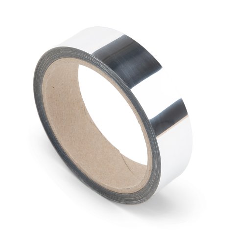 Spiegelklebeband extra stark, einseitig PET, silber, b = 25 mm, l = 5 m