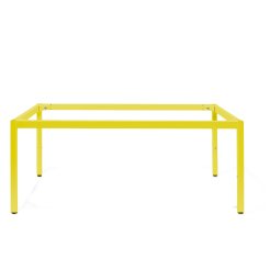 Modulor base del tavolo per bambini M 530-740x680x1200 mm, giallo zolfo, RAL 1016 FS