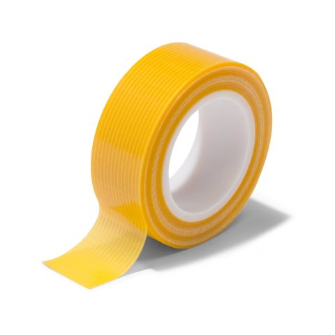 Nastro adesivo Teraoka con tessuto P-Cut TAPLE 15 mm x 5 m, s = 0,15 mm, giallo