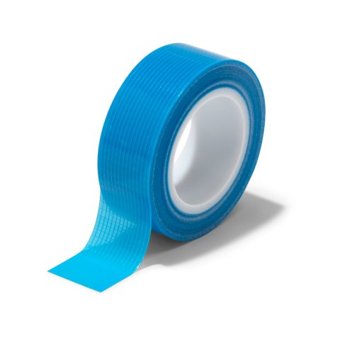 Teraoka TAPLE P-cut cloth adhesive tape, coloured 15 mm x 5 m, th = 0,15 mm, blue