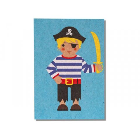 The Good Life postcards DIN A6 105 x 148 mm, pirate
