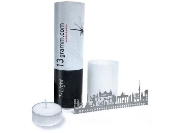Teelichtsilhouette Tube T-Light