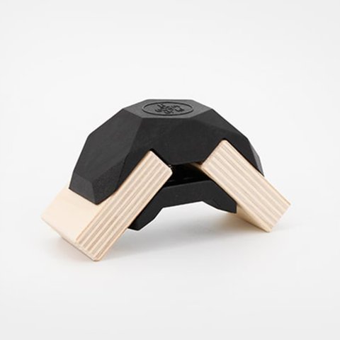 Connettore per pannello Playwood, nero 90°, plastica, per pannelli da 16 a 19 mm