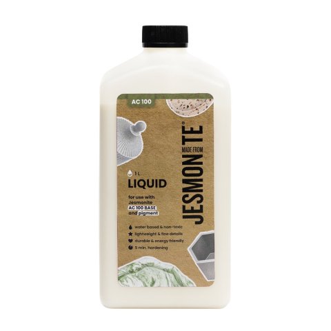 Jesmonite AC 100 Acryl Gieß- und Laminierharz Liquid (Flüssigkeit) 1 kg im PE-Behälter