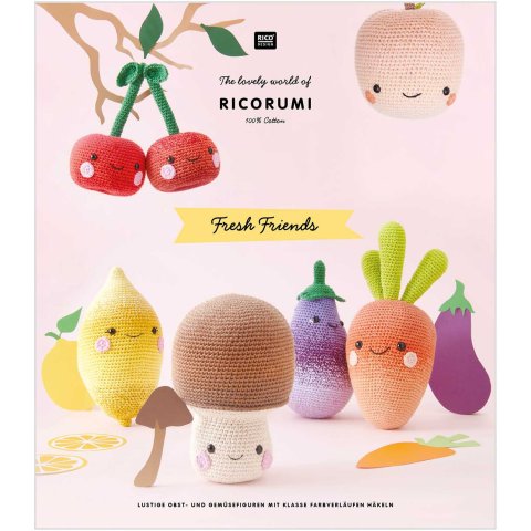 Ricorumi all'uncinetto 24 pagine, Tedesco, Amici freschi