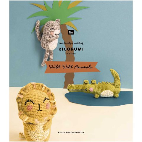 Ricorumi crochet pattern 16 pages, German, wild animals