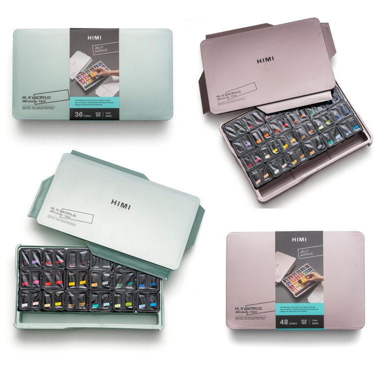 Himi set de pintura acrílica en gel