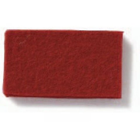 Base in feltro, rotonda, colorata ø 100 mm, rosso