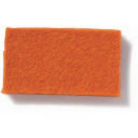 Posavaso de fieltro, redondo, de color ø 100 mm, naranja