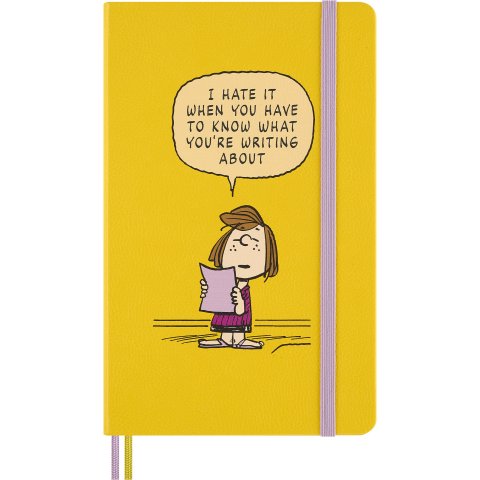 Moleskine taccuino PEANUTS 75° anniversario 100 g/m², 130 x 210 mm, HC, foderato, Patty