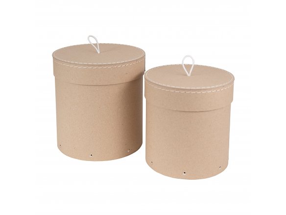 Caja de almacenamiento Bigso alrededor de Hanna, set de 2