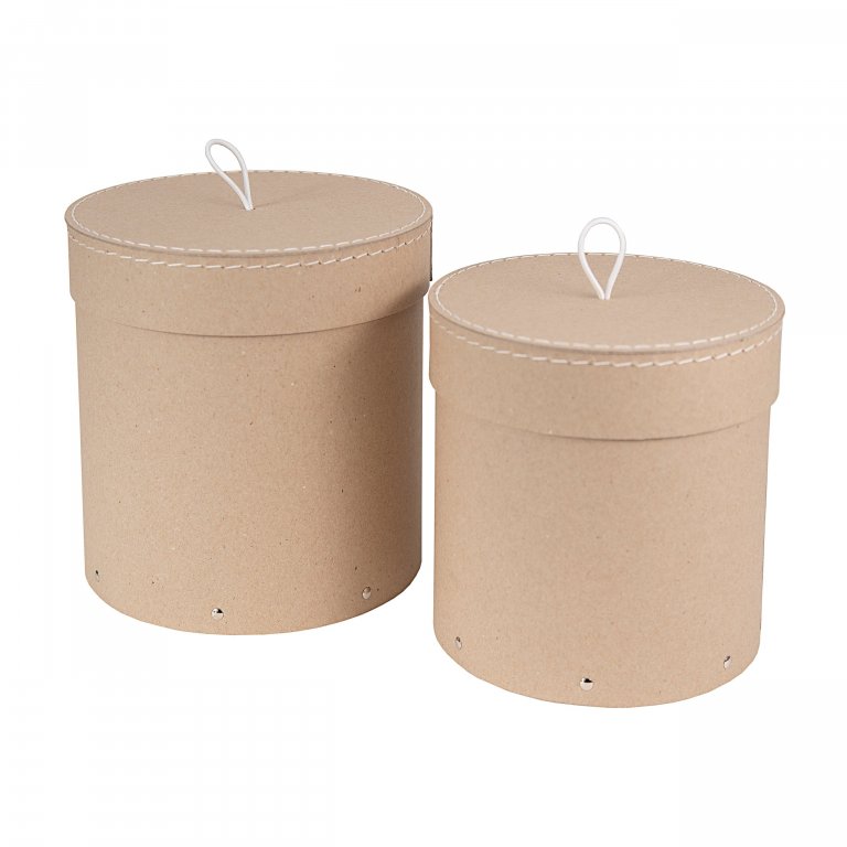 Caja de almacenamiento Bigso alrededor de Hanna, set de 2