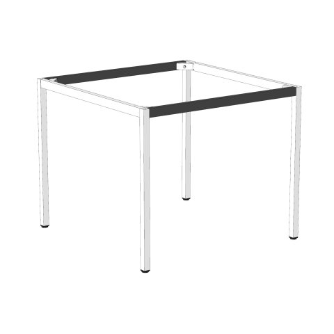Modulor Tischgestell M, farbig Zargen, für l = 2000 mm, farbig, 2 Stück