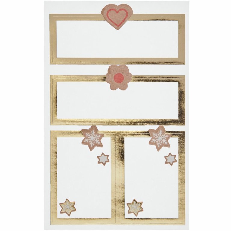 Paper Poetry labels Stickers