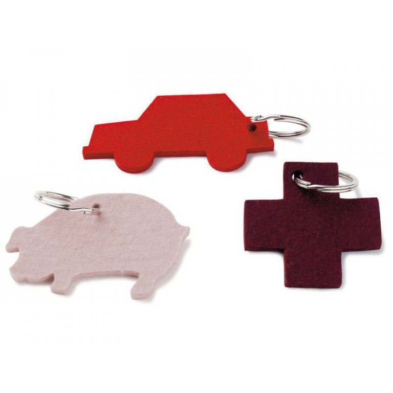 Filz Schlüsselanhänger Motiv