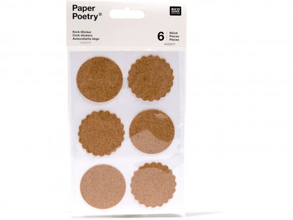 Paper Poetry Korksticker