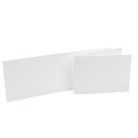 Biglietti pieghevoli in carta da lettere Rivoli DIN A6 paesaggio 200 g/m², 148 x 105 mm, 10 pezzi, bianco