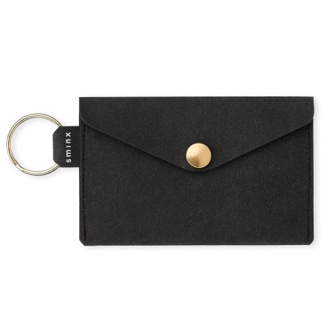 Sminx Smart Strings Wallet 73x115mm, für Geld und Karten, schwarz / gold
