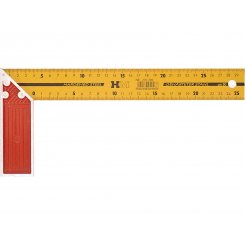 Squadra da falegname, 250 mm, giallo